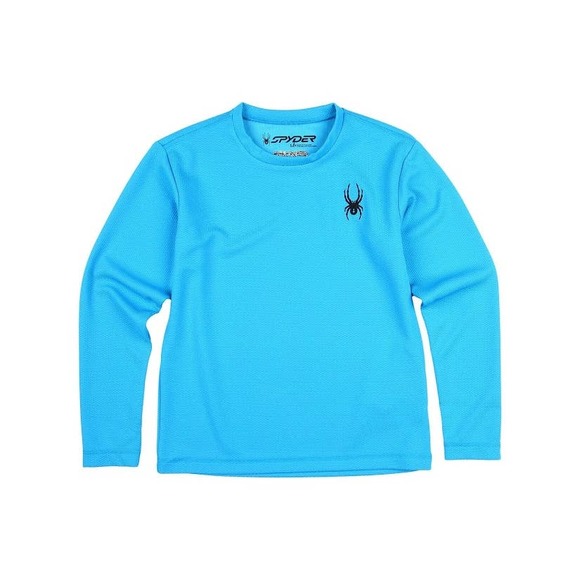Spyder Kids Boys' Pump Dry W.E.B™ Crew Thermal Shirt Size XL (18 Big Boy… - Picture 1 of 5